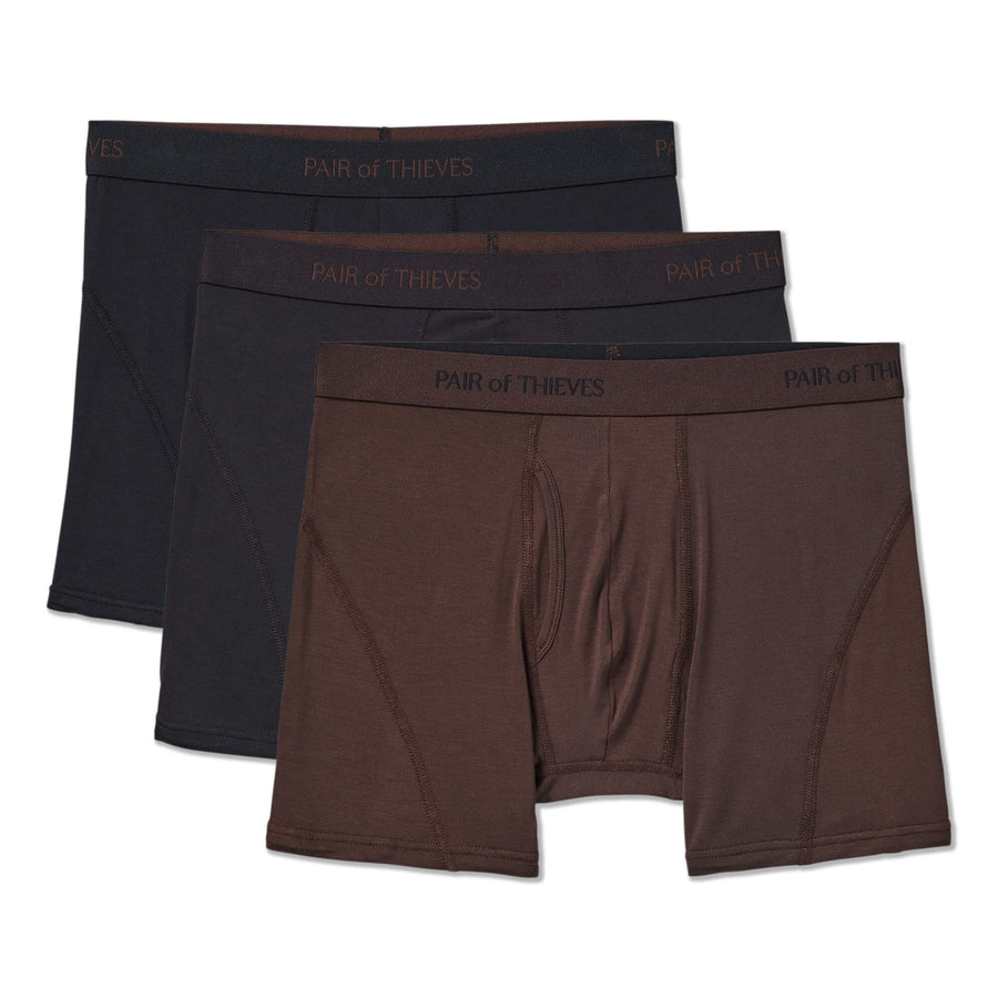 Rayon Made From Bamboo Boxer Briefs (3-Pack)